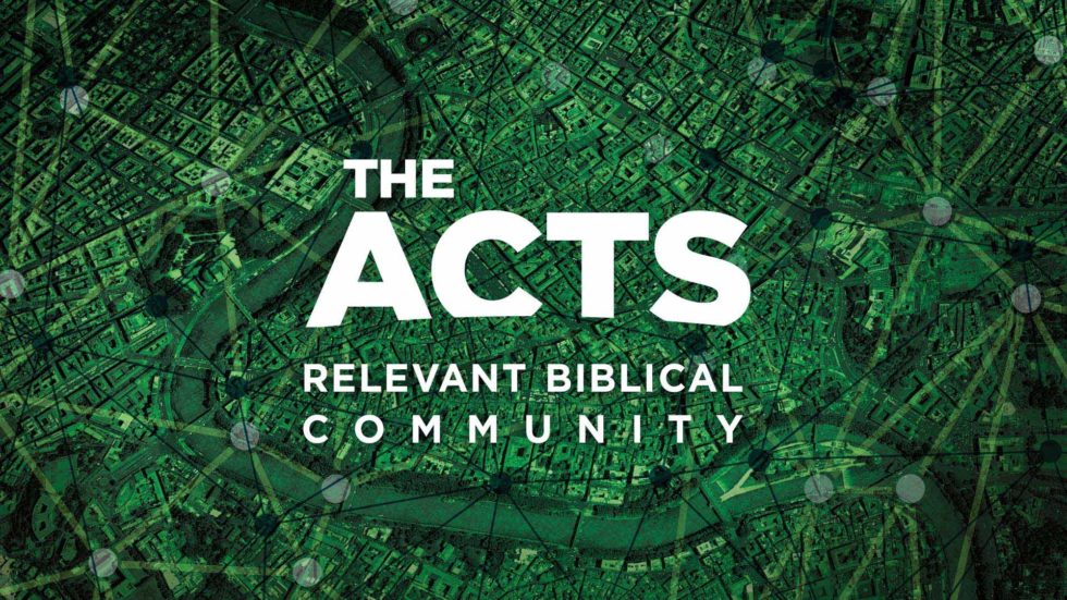 THE ACTS IMAG - Relevant Biblical Community