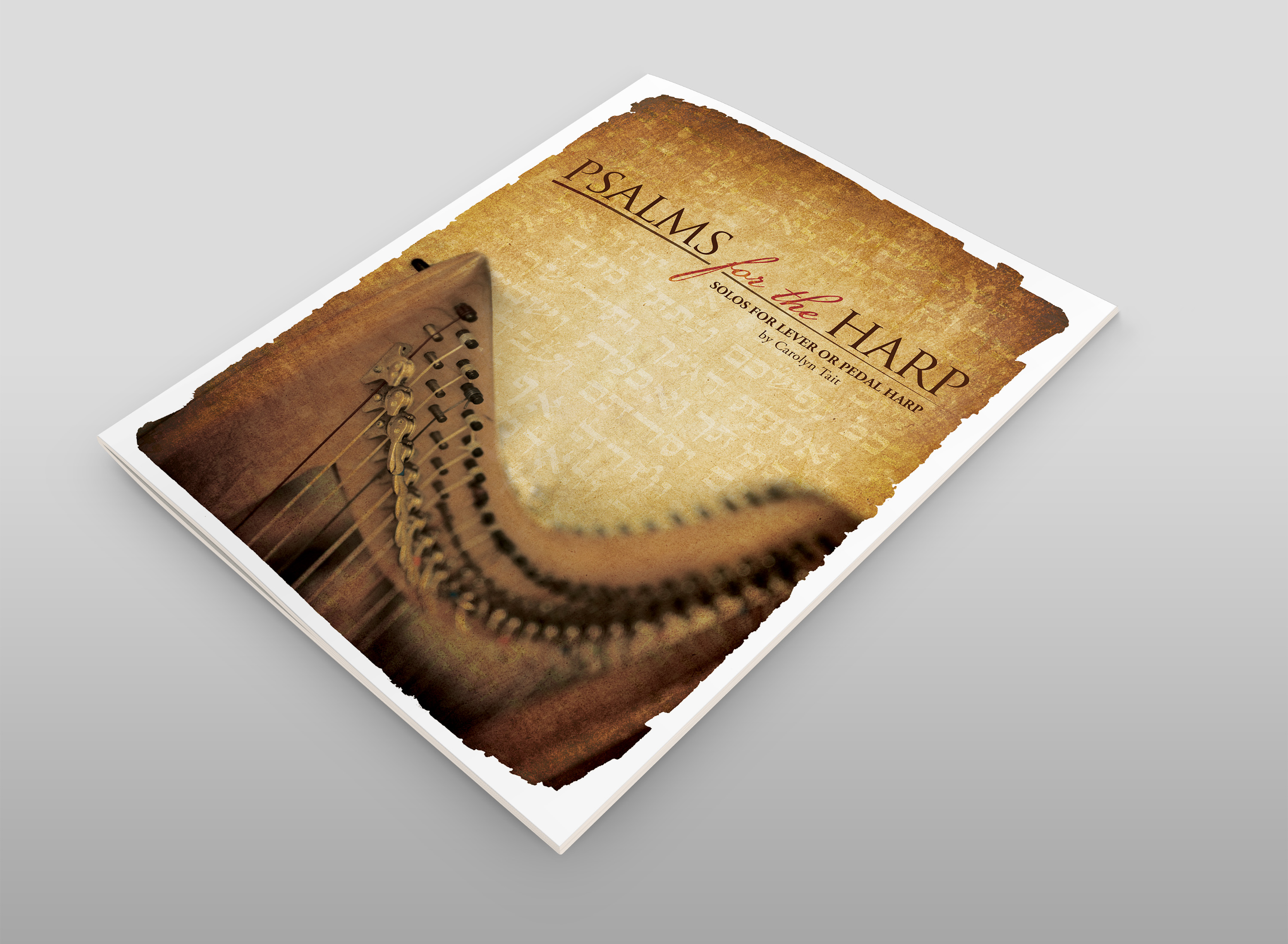 Harp Composition Book Mockup