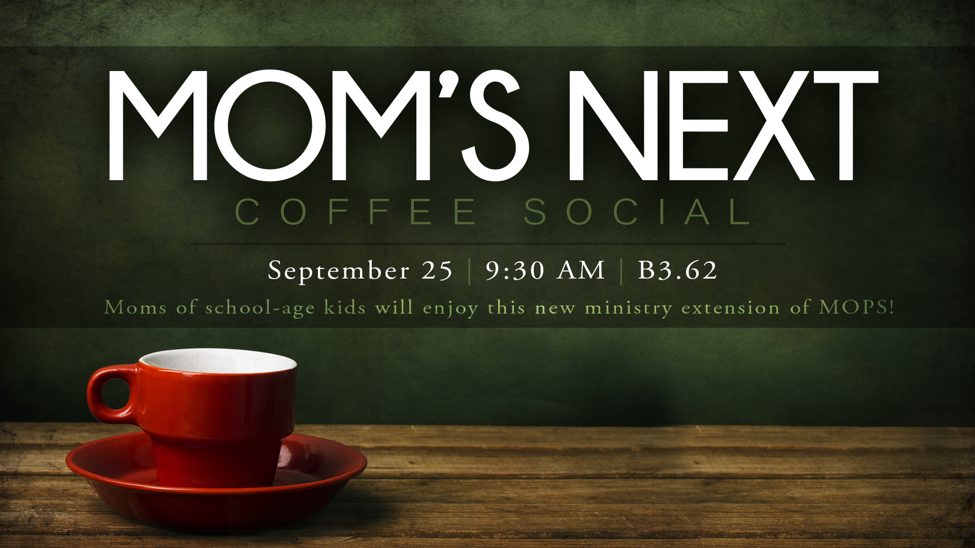 Digital Signage – Mom's Coffee