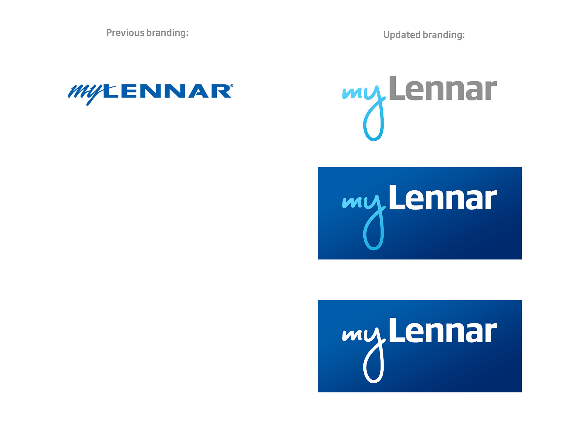 myLennar logo lockups